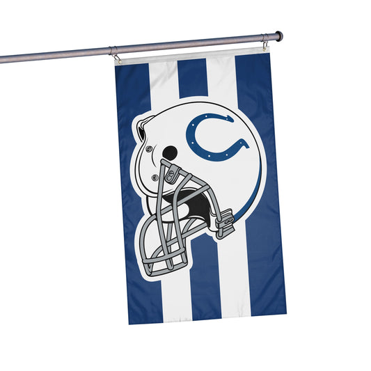 Indianapolis Colts NFL Helmet Horizontal Flag