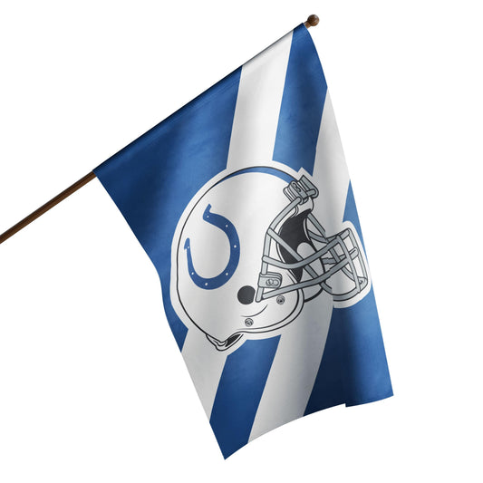 Indianapolis Colts NFL Helmet Vertical Flag